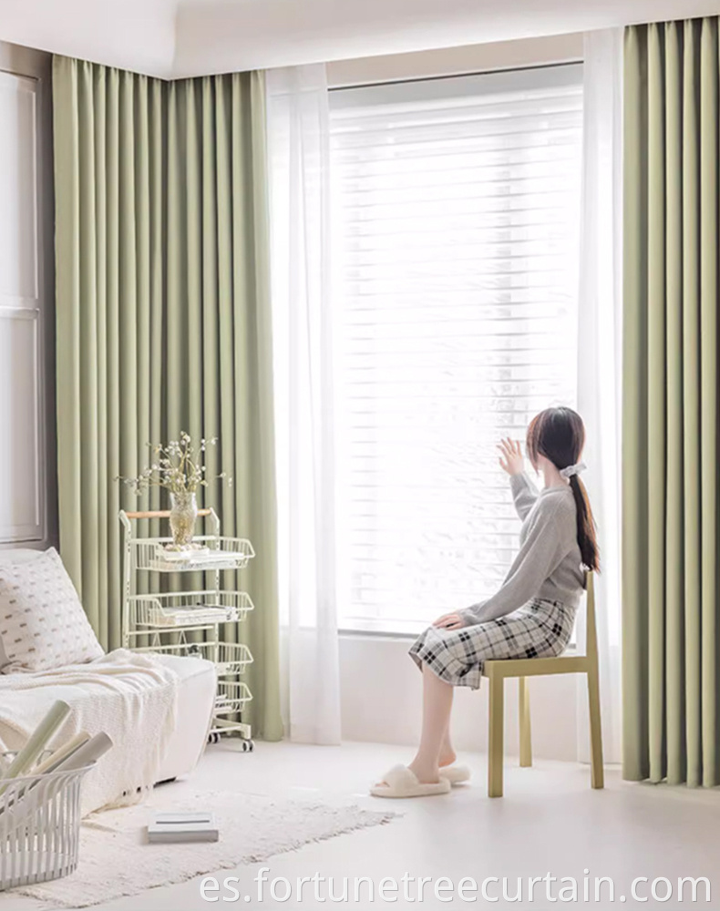 Cashmere Shading Jacquard Curtain